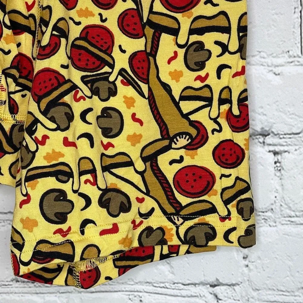 MeUndies Men’s Yellow Red Pizza Boxer Briefs size‎ small New no tags Pepperoni